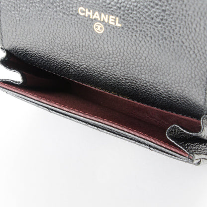 Chanel Caviar Quilted Flap Card Holder Black 7 of 8