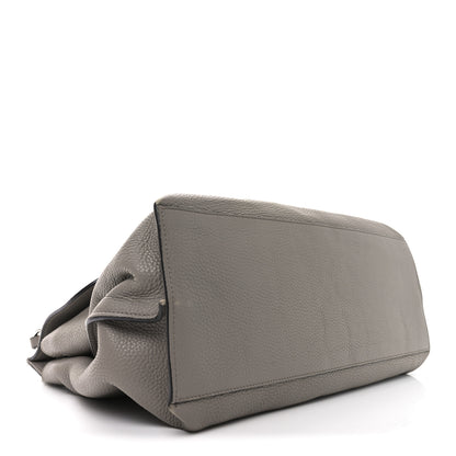 Gucci Cellarius Calfskin Large Bamboo Daily Top Handle Bag Storm Grey 4 of 9