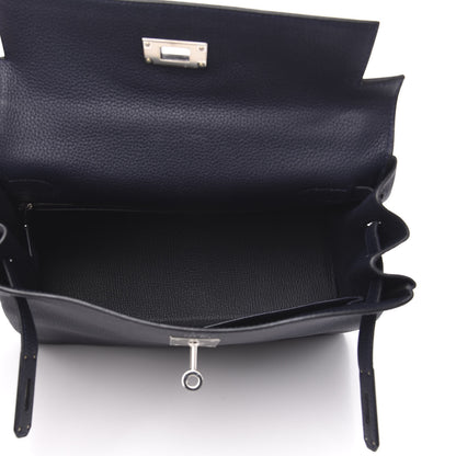 Hermes Togo Kelly Retourne 28 Bleu Nuit 5 of 10