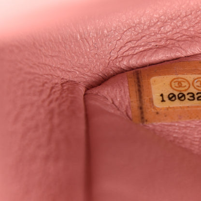 Chanel Caviar Quilted Medium Double Flap Pink 9 of 10