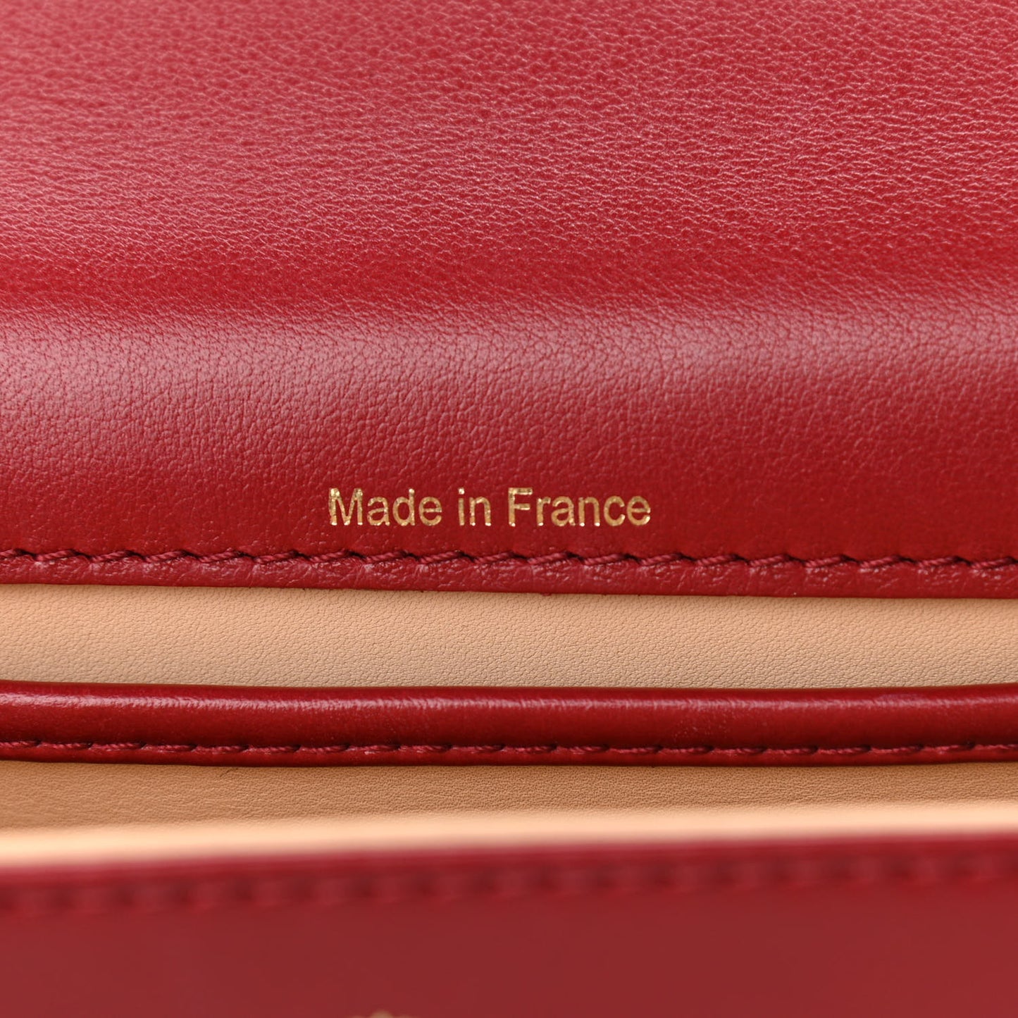 Calfskin Mini Tempete Satchel Red