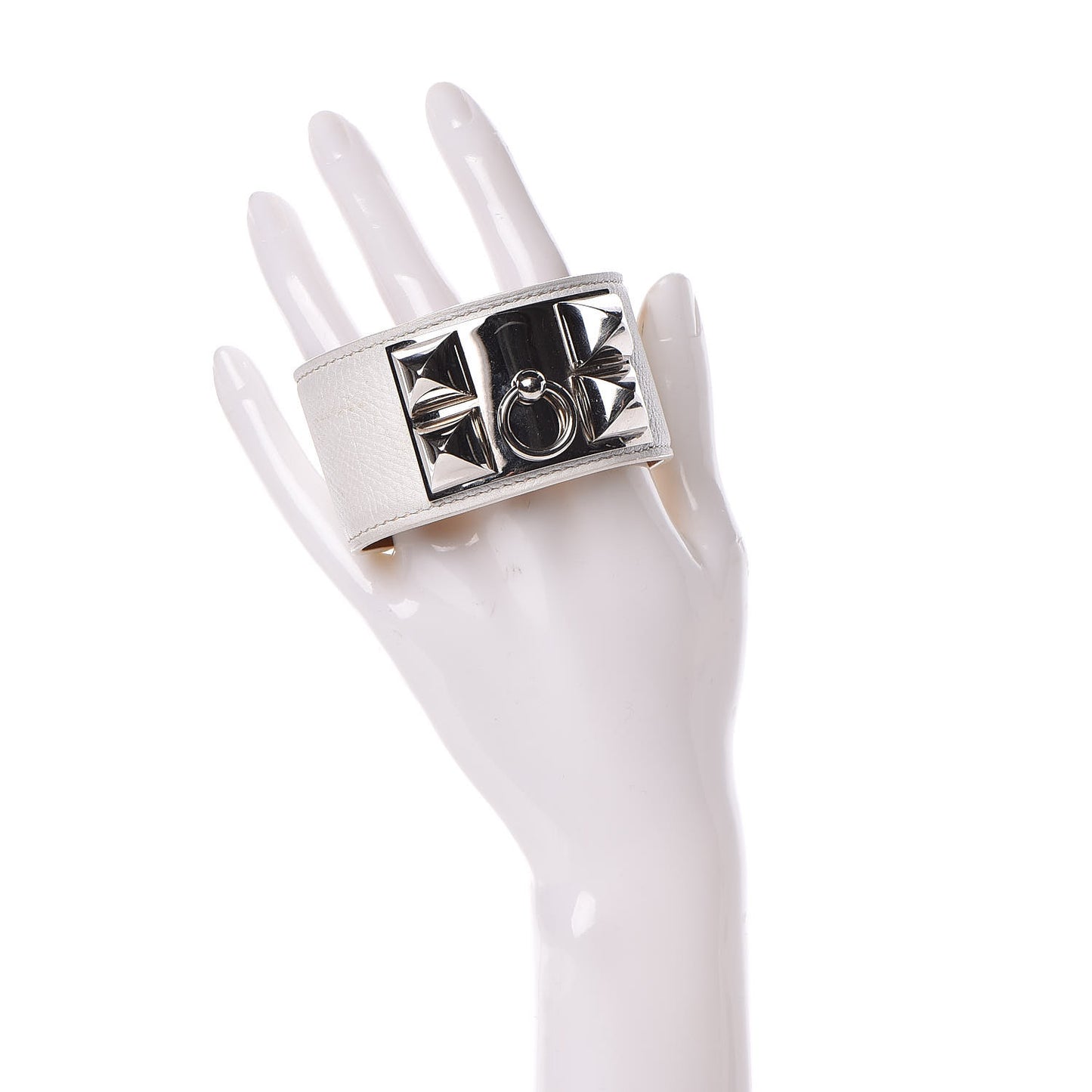 Epsom Collier de Chien CDC Bracelet L White