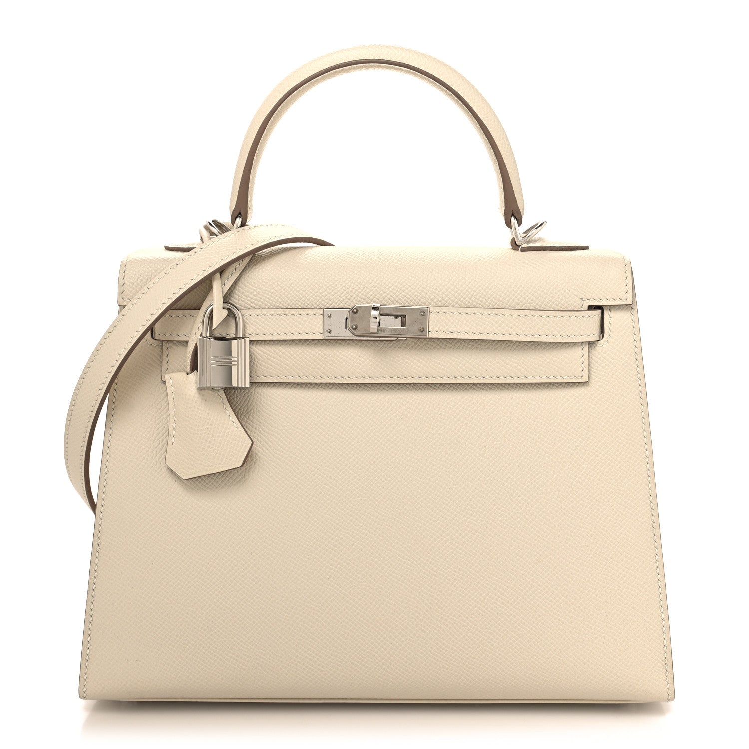 Hermes Epsom Kelly Sellier 25 Craie 1 of 12