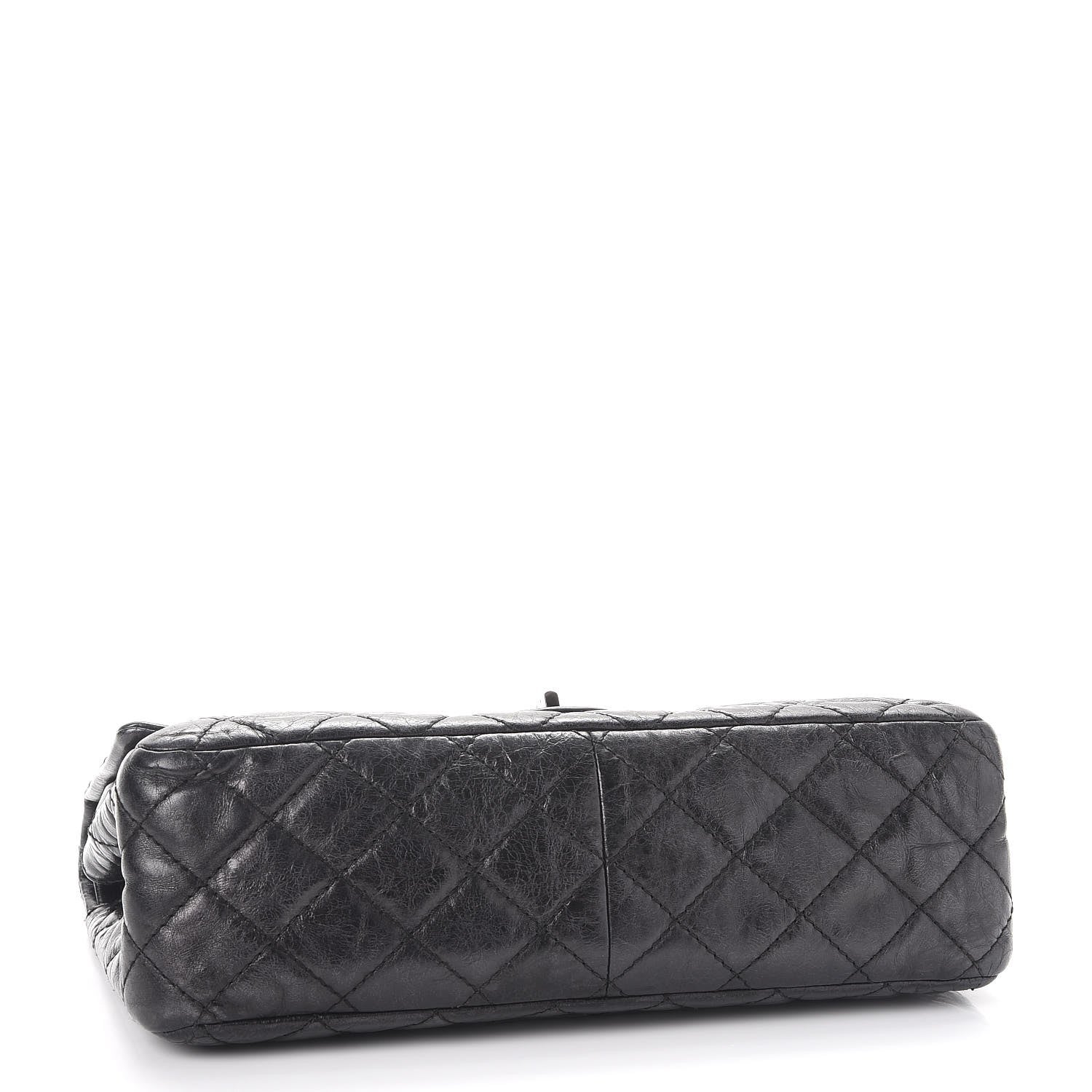 Chanel Metallic Aged Calfskin 2.55 Reissue 226 Flap So Black 5 of 10