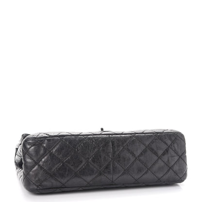 Chanel Metallic Aged Calfskin 2.55 Reissue 226 Flap So Black 5 of 10