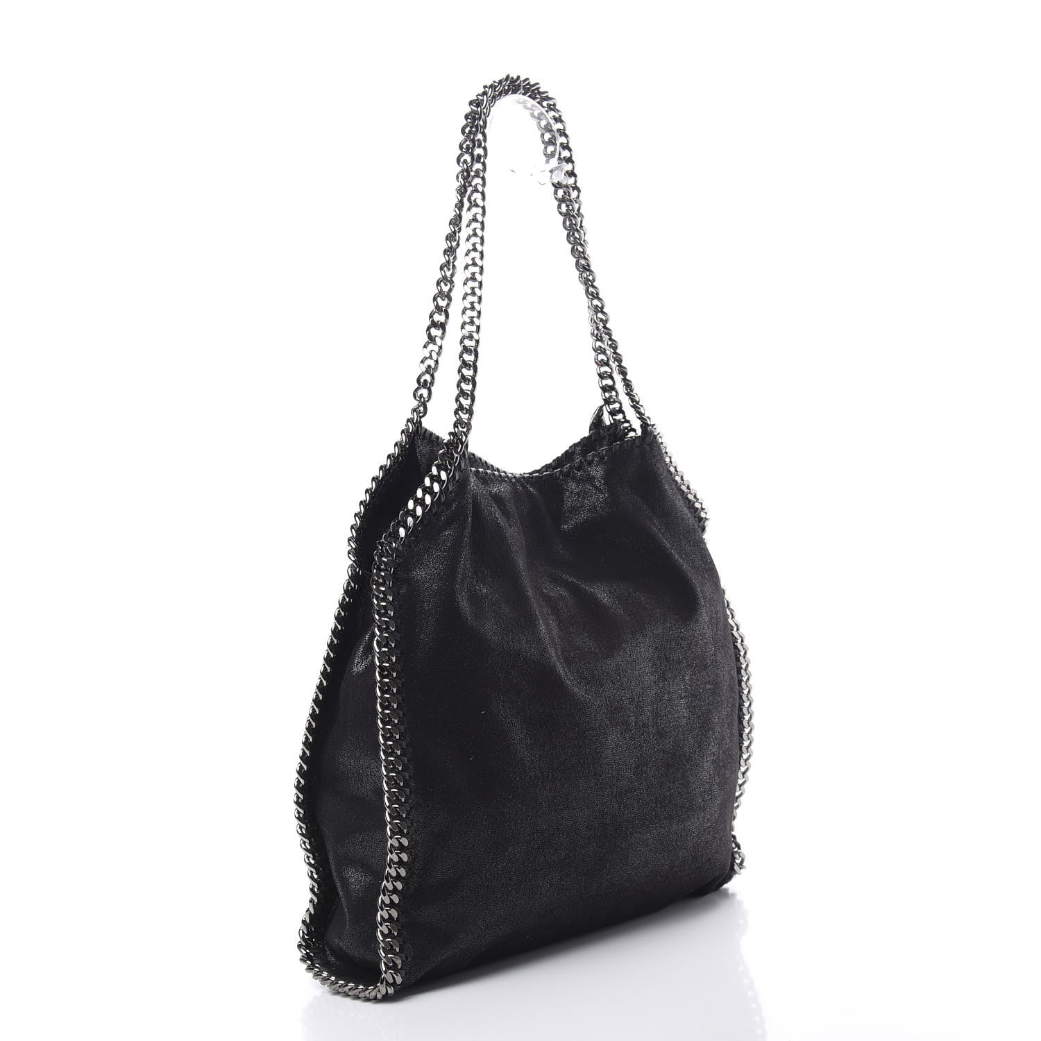 Stella McCartney Shaggy Deer Small Falabella Tote Black 3 of 10
