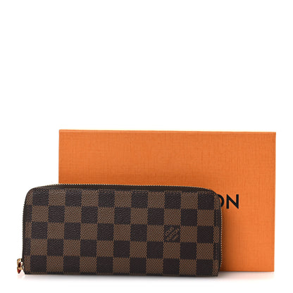 Louis Vuitton Damier Ebene Clemence Wallet Cherry 7 of 7