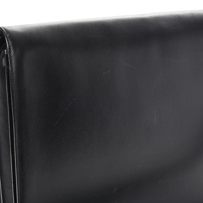 Celine Liege Calfskin Large Classic Box Flap Bag Black 8 of 11