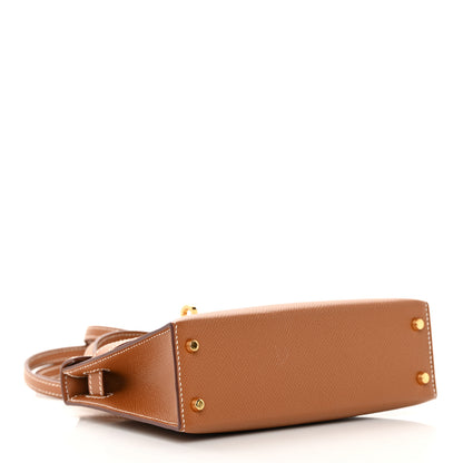 Hermes Epsom Mini Kelly Sellier 20 Gold 4 of 16