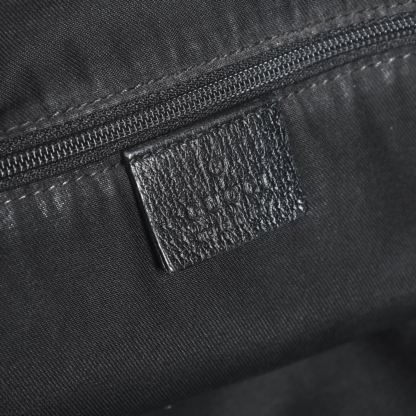 Monogram Medium Abbey Shoulder Bag Black