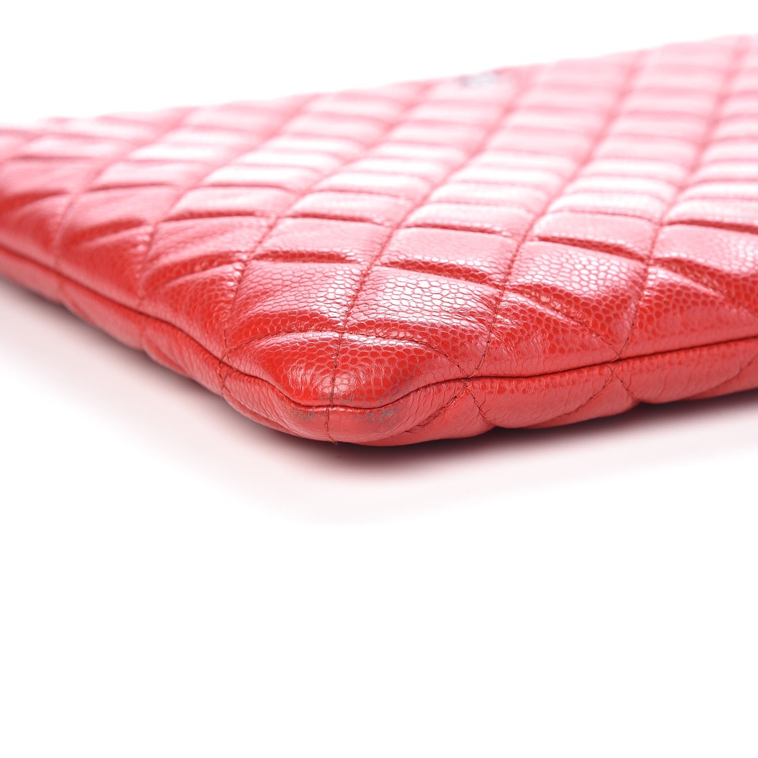 Chanel Caviar Large Cosmetic Case Red 8 of 11