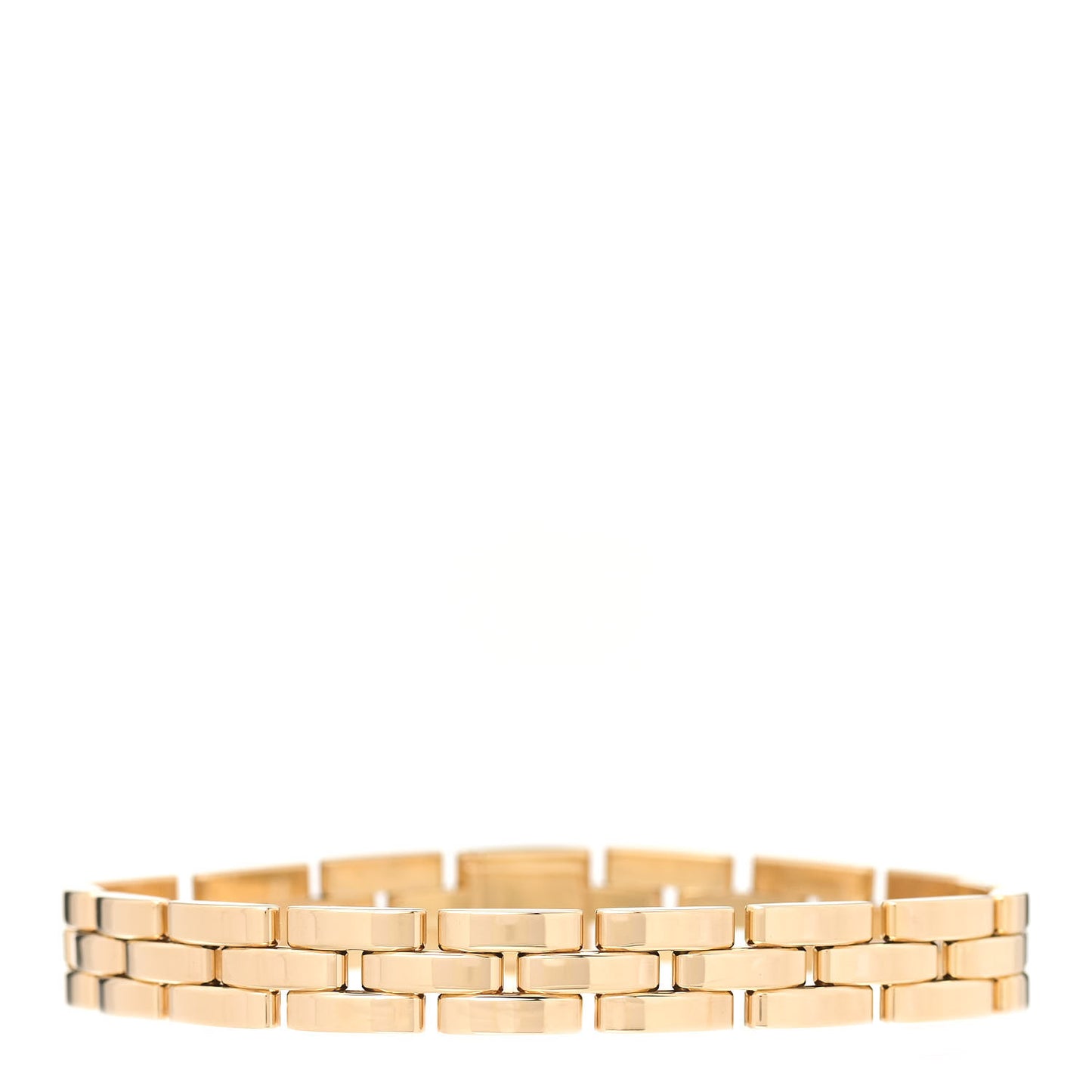 18K Yellow Gold Panthere Maillon 3 Link Bracelet