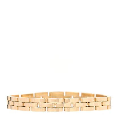 Cartier 18K Yellow Gold Panthere Maillon 3 Link Bracelet 1 of 5