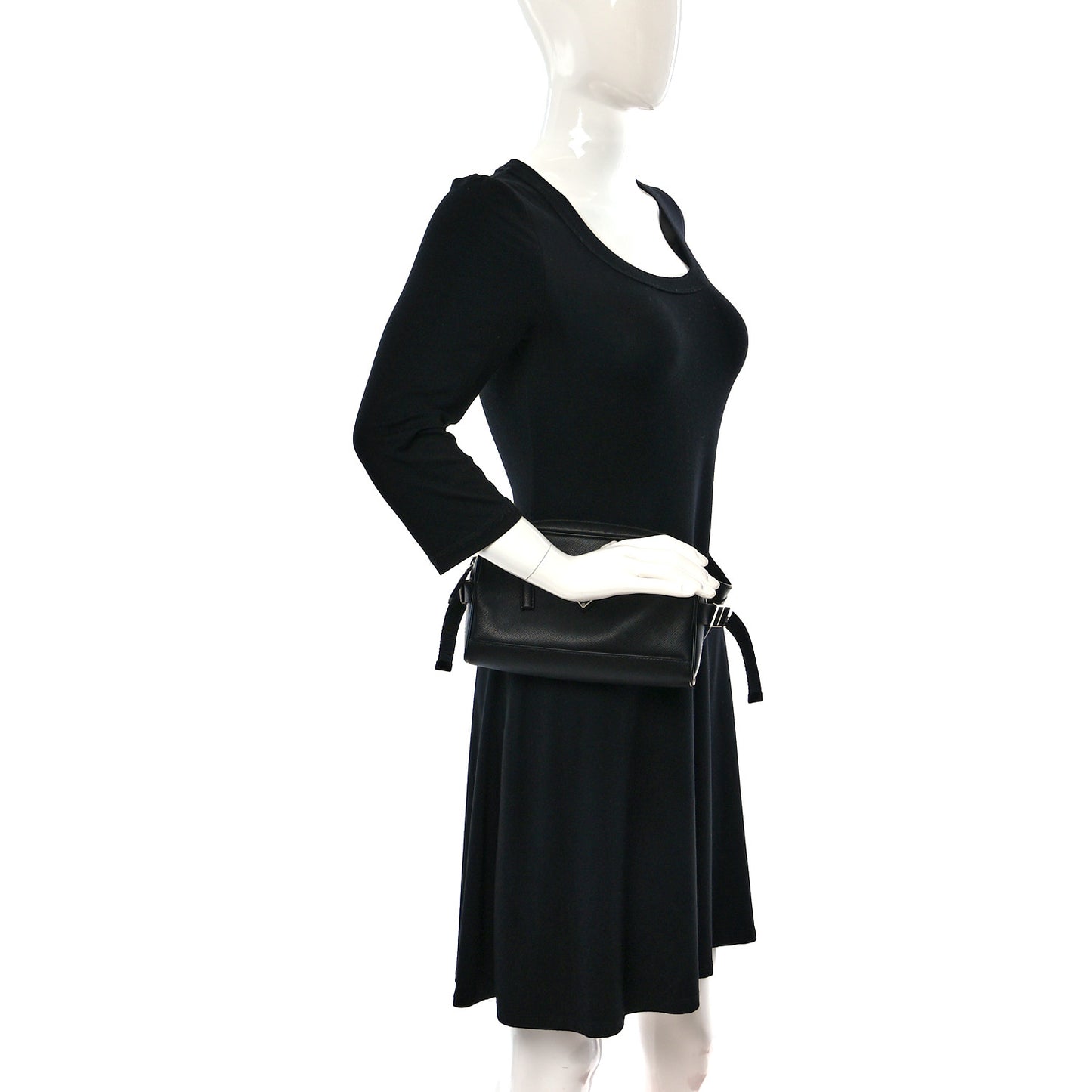 Saffiano Belt Bag Black