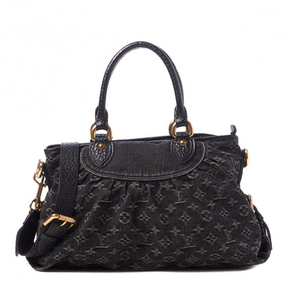 Louis Vuitton Denim Neo Cabby MM Black 1 of 7
