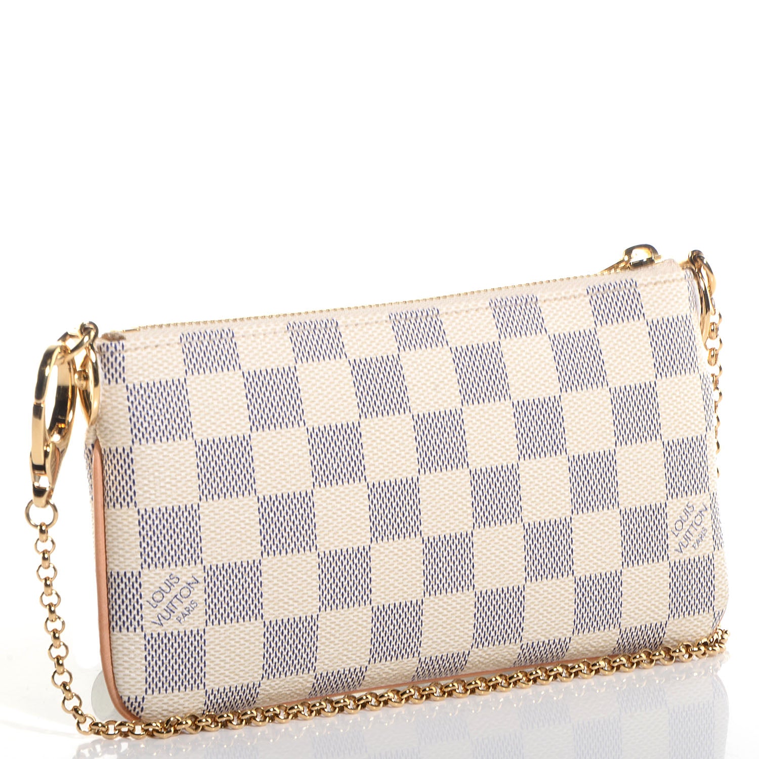 Louis Vuitton Damier Azur Pochette Milla MM 3 of 7