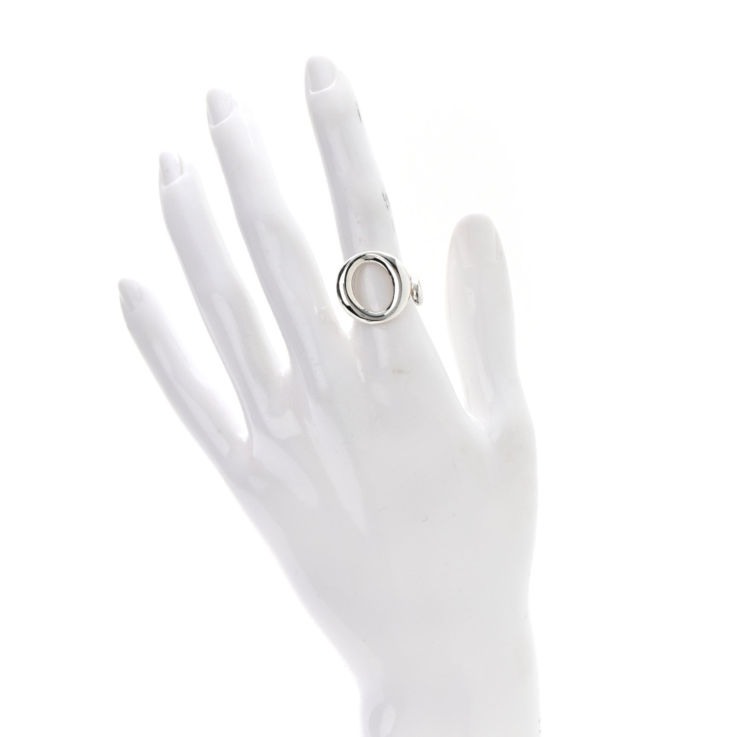 Tiffany Sterling Silver Elsa Peretti Sevillana Ring 52 6 2 of 5