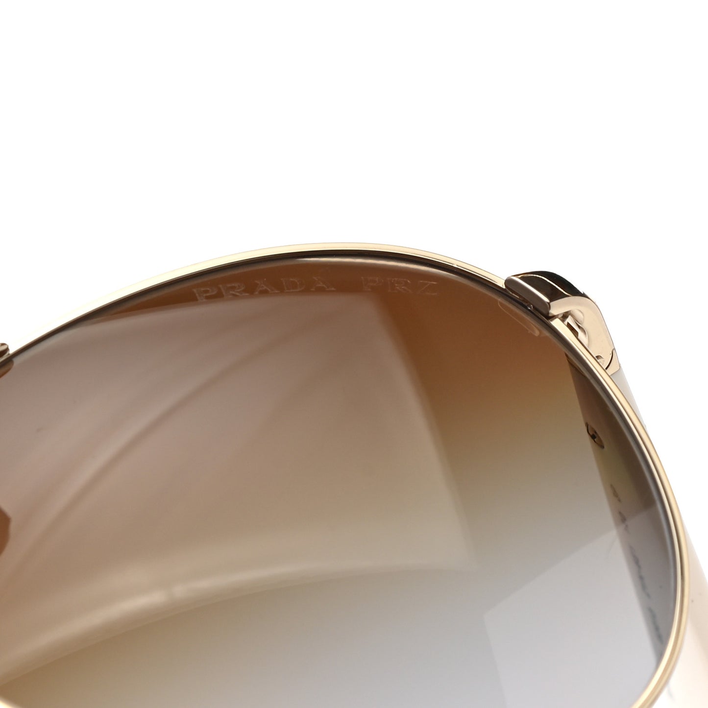 Gradient Aviator Sunglasses SPR53Q White