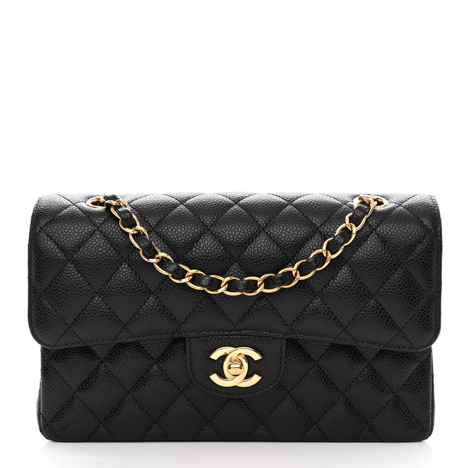 Chanel Caviar Quilted Small Double Flap Black 1 of 11