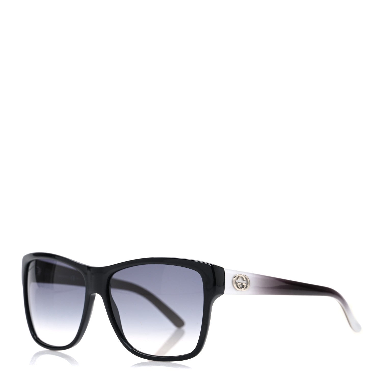 Gucci Acetate Square Ombre GG Sunglasses GG3579S Black 1 of 8