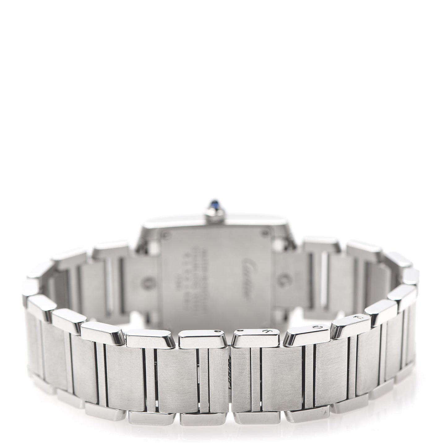 Stainless Steel 20mm Tank Francaise Quartz Watch