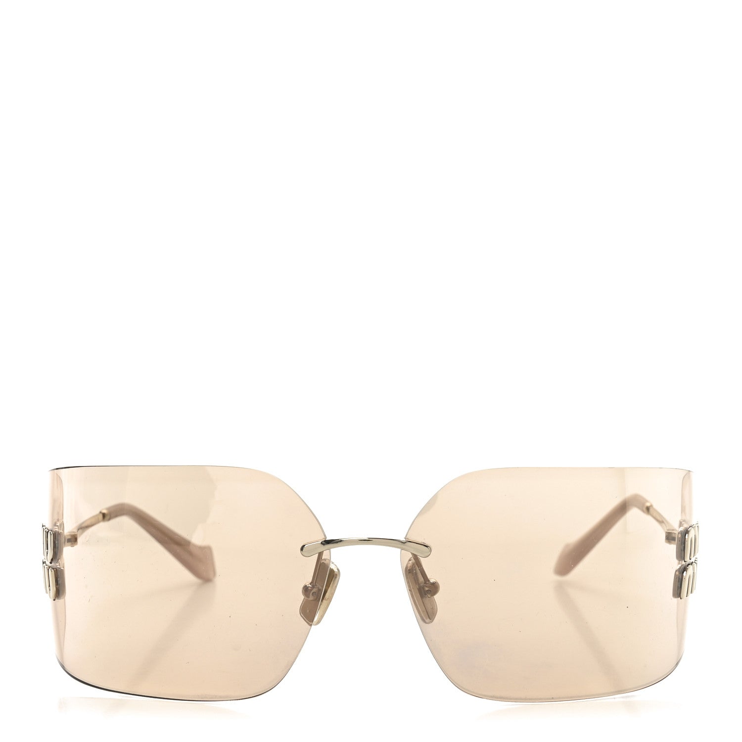 Miu Miu Metal Runway Sunglasses SMU54Y Gold 2 of 7