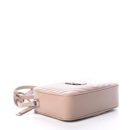 Saint Laurent Calfskin Matelasse Monogram Lou Camera Bag Nude Powder 3 of 8