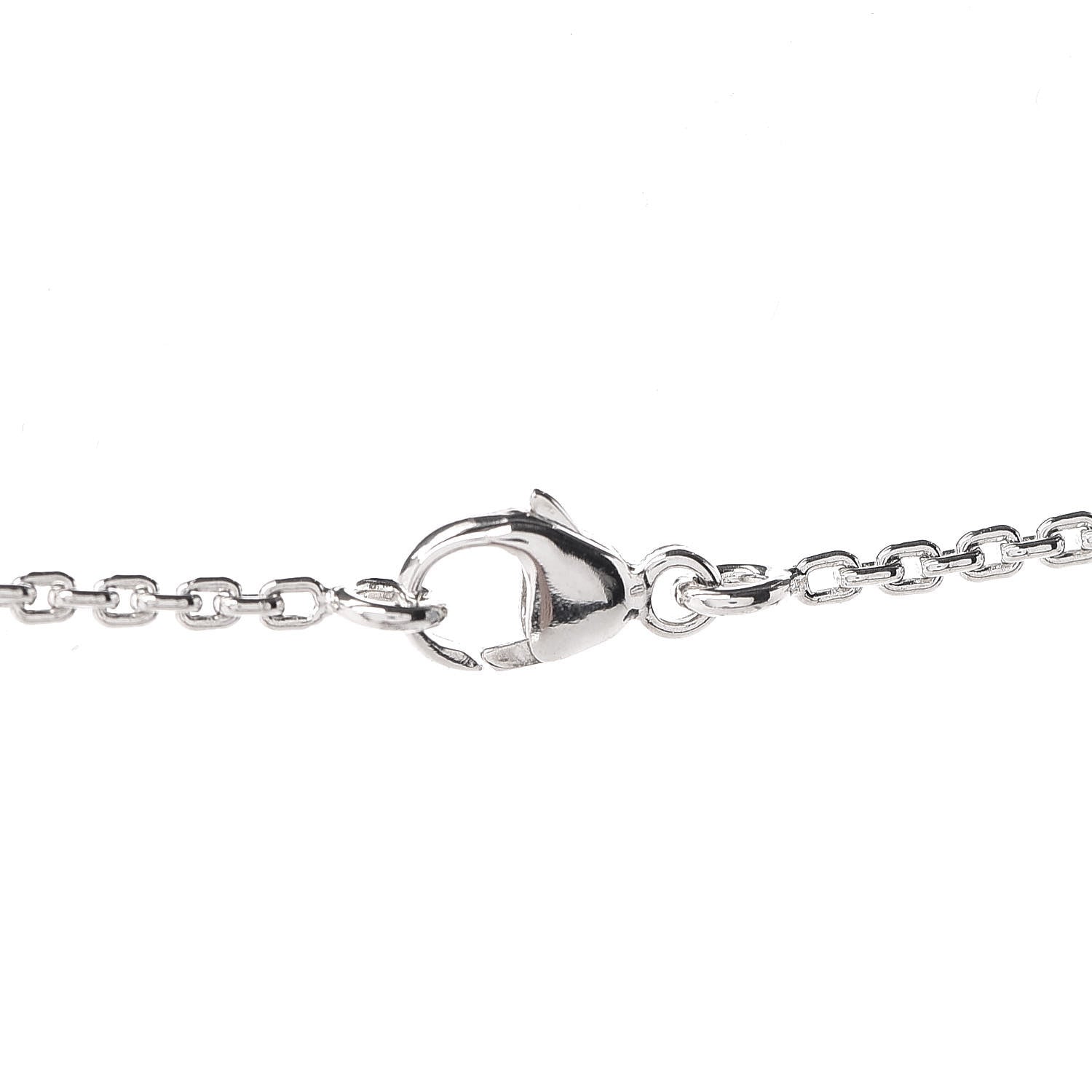 Louis Vuitton Sterling Silver Lockit Necklace 5 of 7
