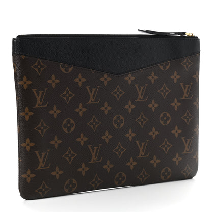 Louis Vuitton Monogram Daily Pouch Black 3 of 8