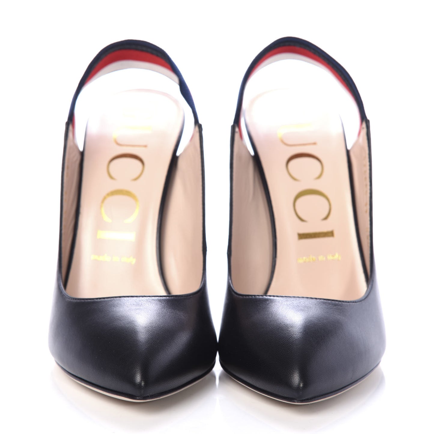 Malaga Kid Web Sylvie High Heel Slingback Pumps 39 Black