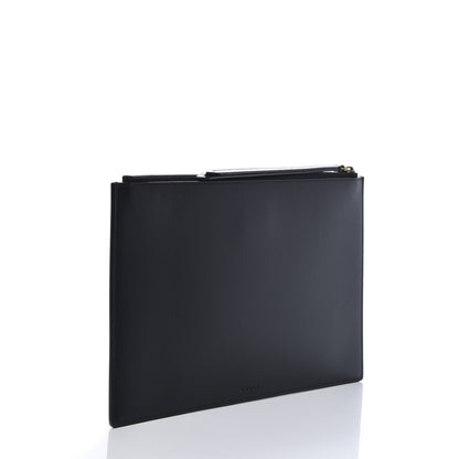 Gucci Calfskin GucciGhost Life is Gucci Zip Pouch Black 3 of 11