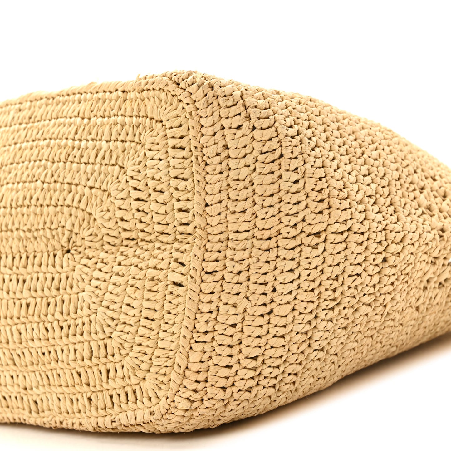 Raffia Monogram Hobo Naturale
