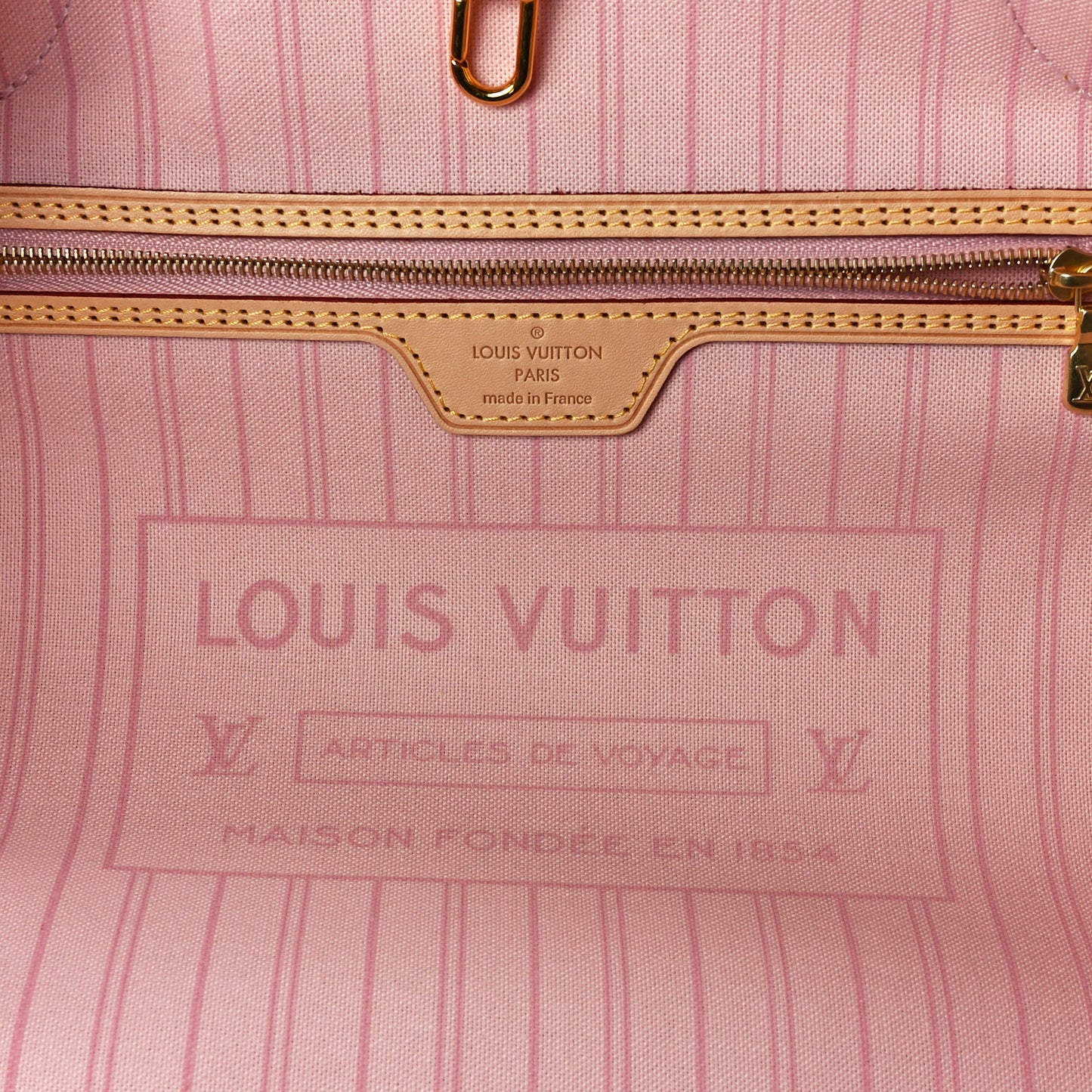 Damier Azur Neo Neverfull MM Rose Ballerine