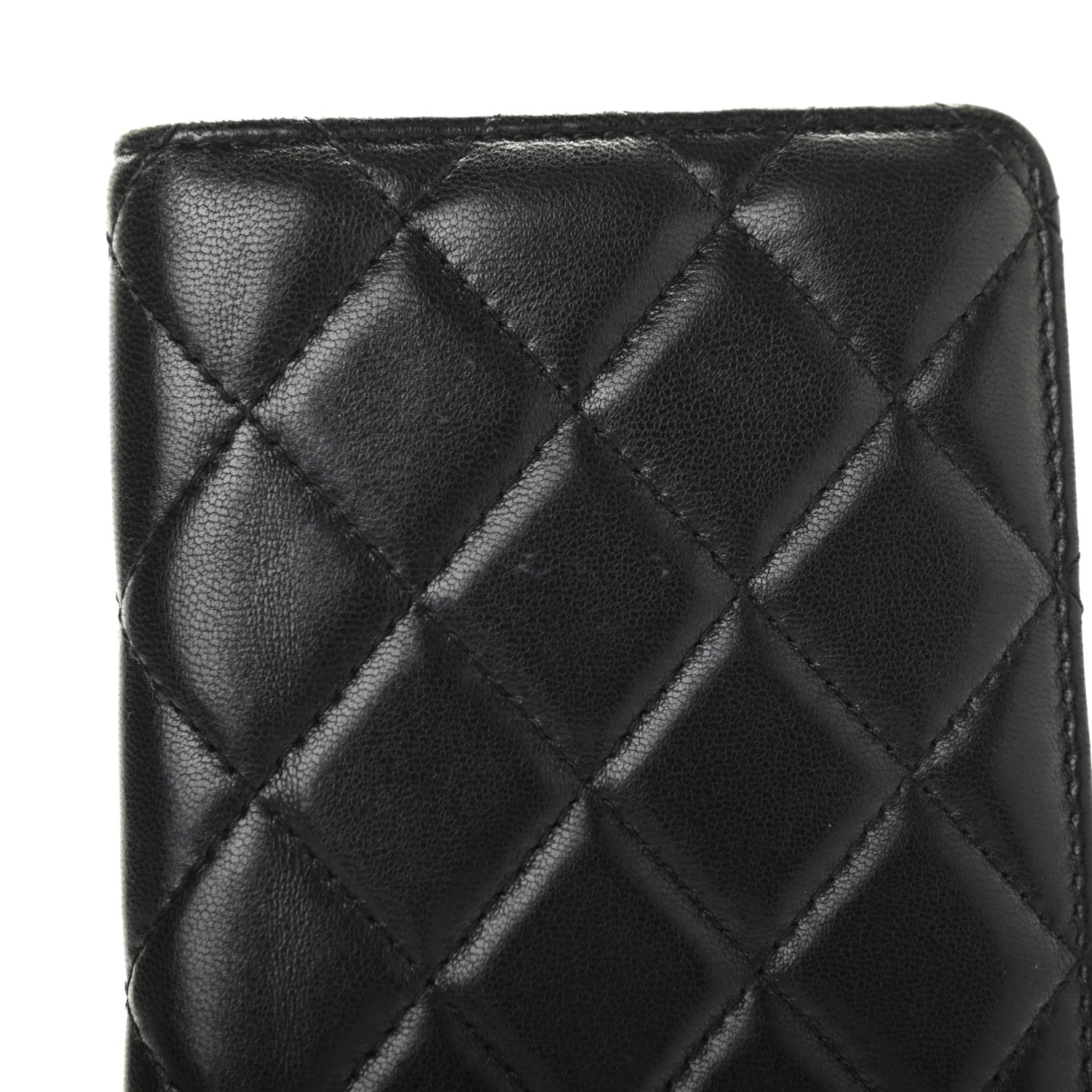Chanel Lambskin Quilted Small Agenda Cover Black 11 of 15