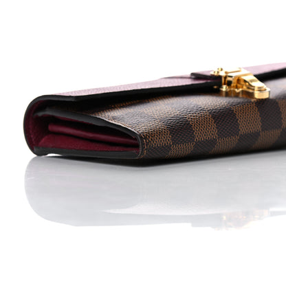 Louis Vuitton Damier Ebene Clapton Wallet Raisin 8 of 13