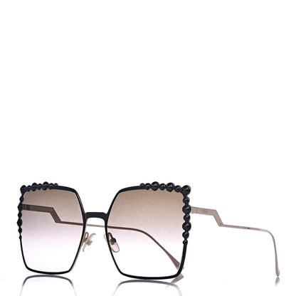 Fendi Square Dots Sunglasses FF 0259/S Black 1 of 9