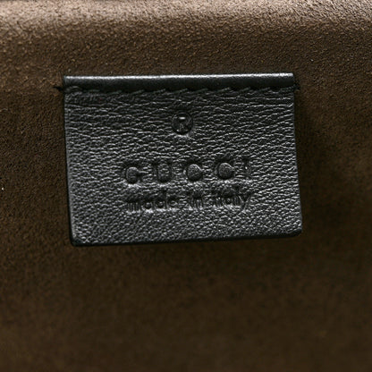 Gucci GG Supreme Monogram Four Wheel Suitcase Black 6 of 12