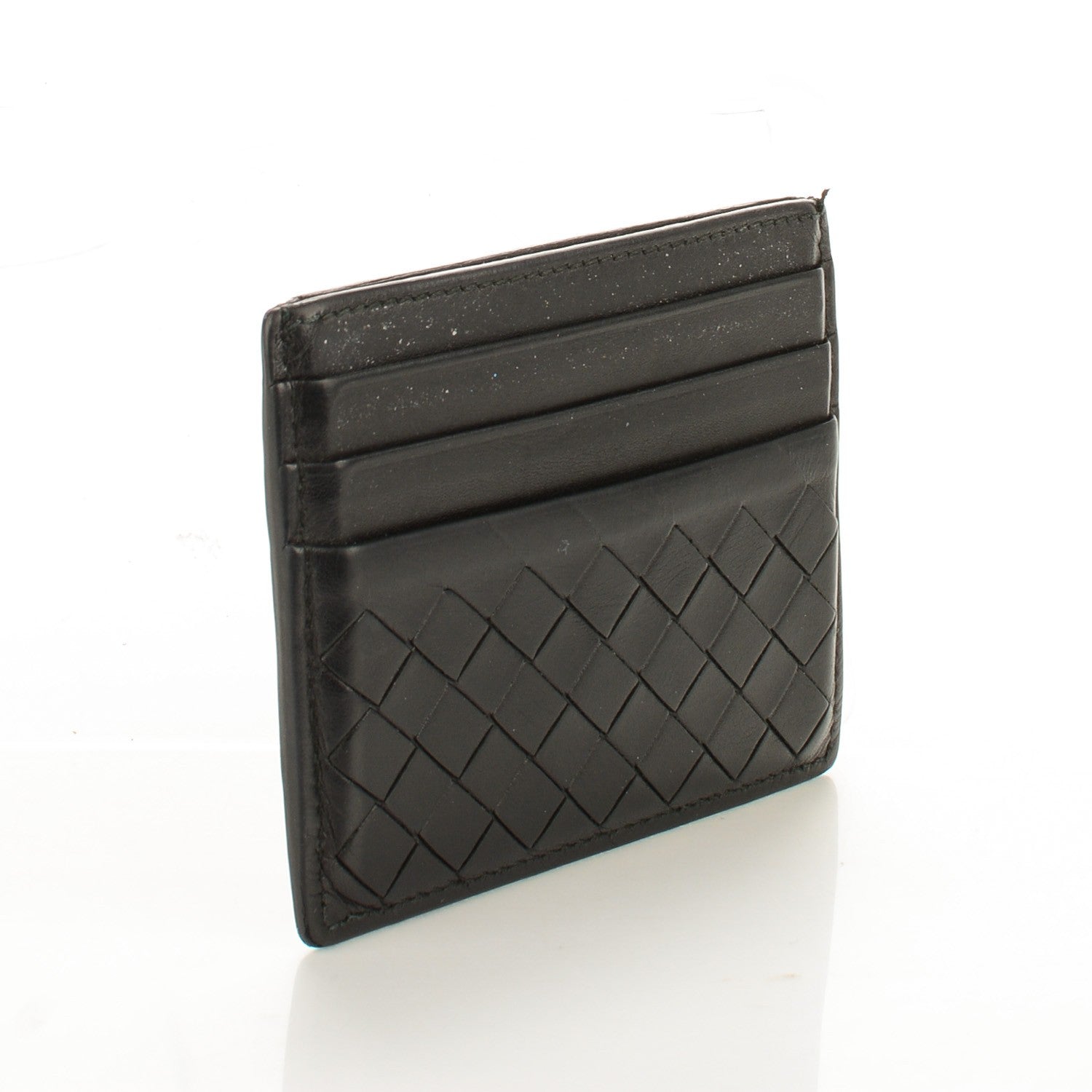 Bottega Veneta Nappa Intrecciato VN Card Case Nero Black 3 of 7
