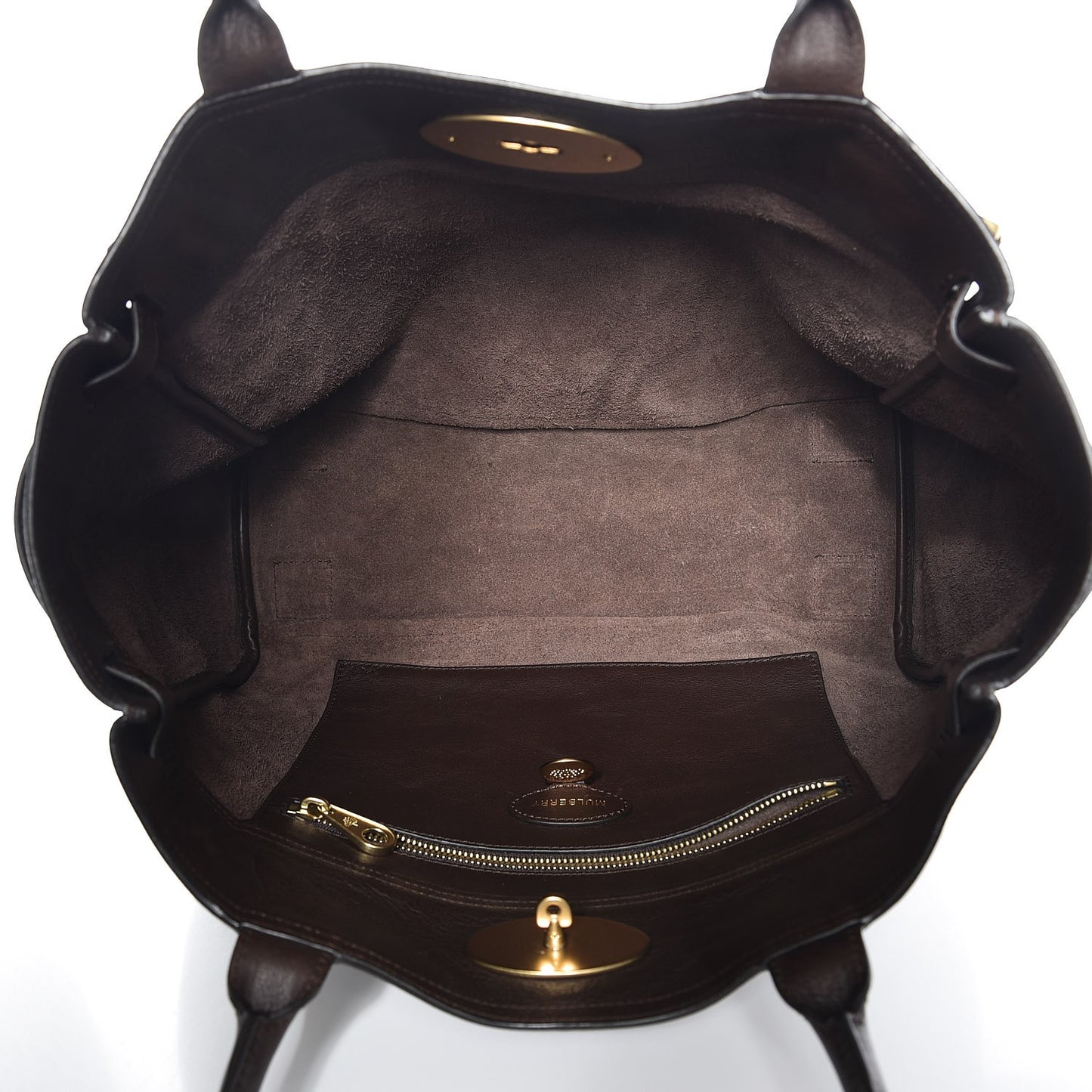 Natural Leather Bayswater Tote Chocolate