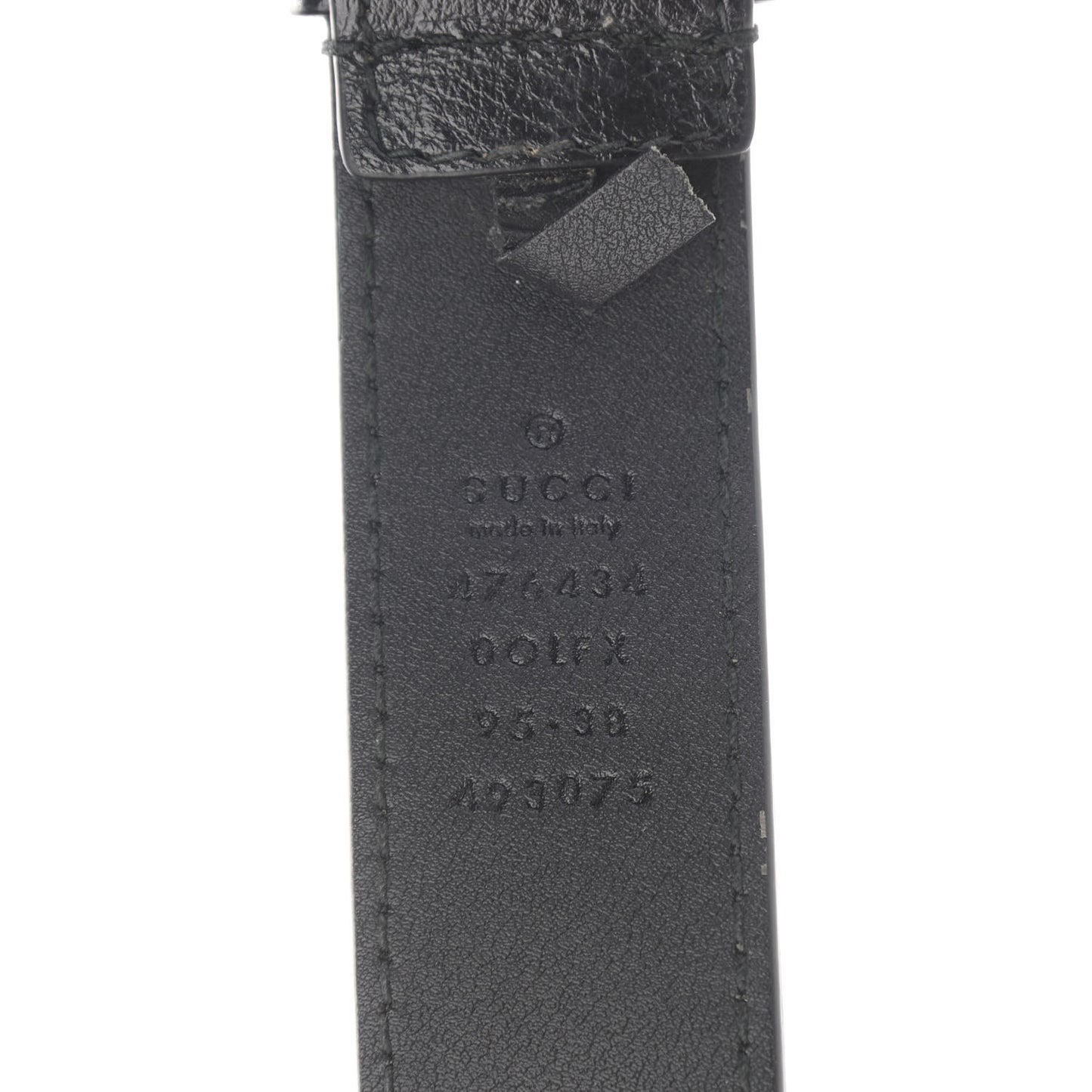 Azalea Calfskin Matelasse Diagonal Torchon GG Marmont Belt Bag 95 38 Black Romantic Cerise