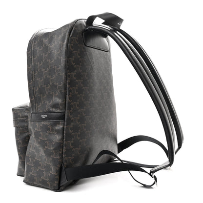 Celine Triomphe Canvas XL Calfskin Backpack Black 3 of 11