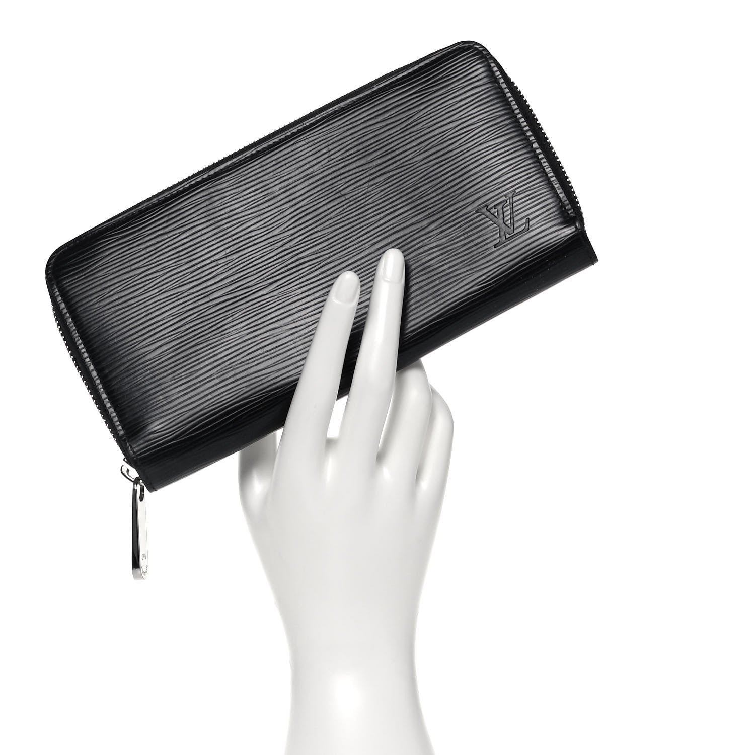 Louis Vuitton Epi Zippy Wallet Black 2 of 6