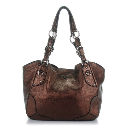 Prada Vitello Daino Mordore Shoulder Bag Antico 1 of 9