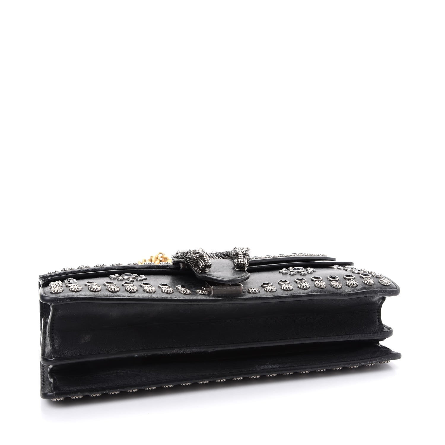 Gucci Calfskin Studded Small Dionysus Shoulder Bag Black 4 of 18