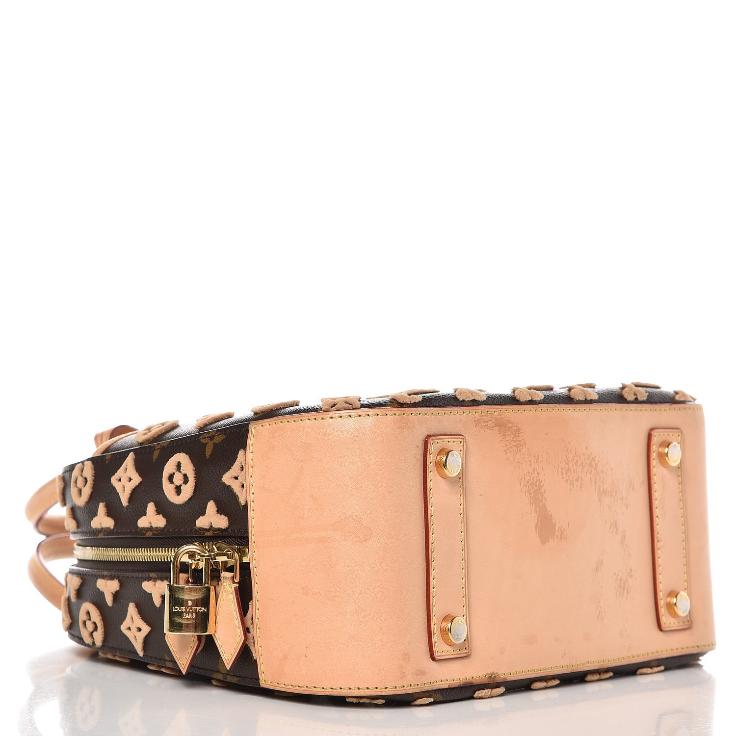 Louis Vuitton Monogram Tuffetage Deauville Cube Caramel 4 of 9