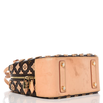 Louis Vuitton Monogram Tuffetage Deauville Cube Caramel 4 of 9
