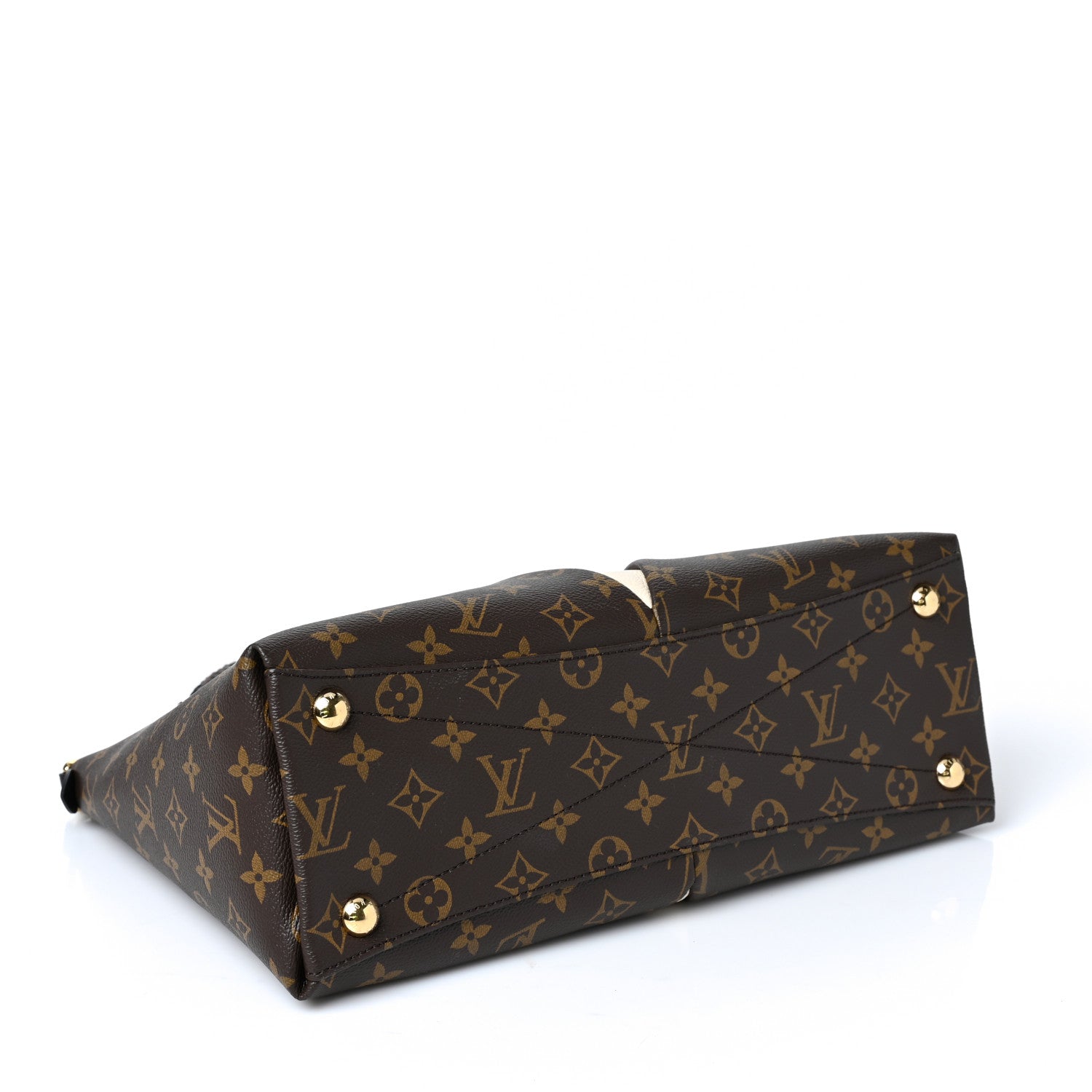 Louis Vuitton Monogram Braided V Tote MM Creme 4 of 8