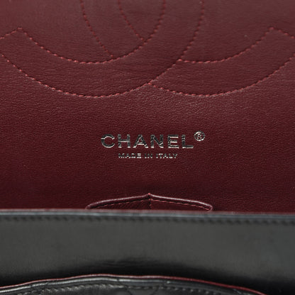 Chanel Lambskin Quilted Jumbo Double Flap Black 6 of 17