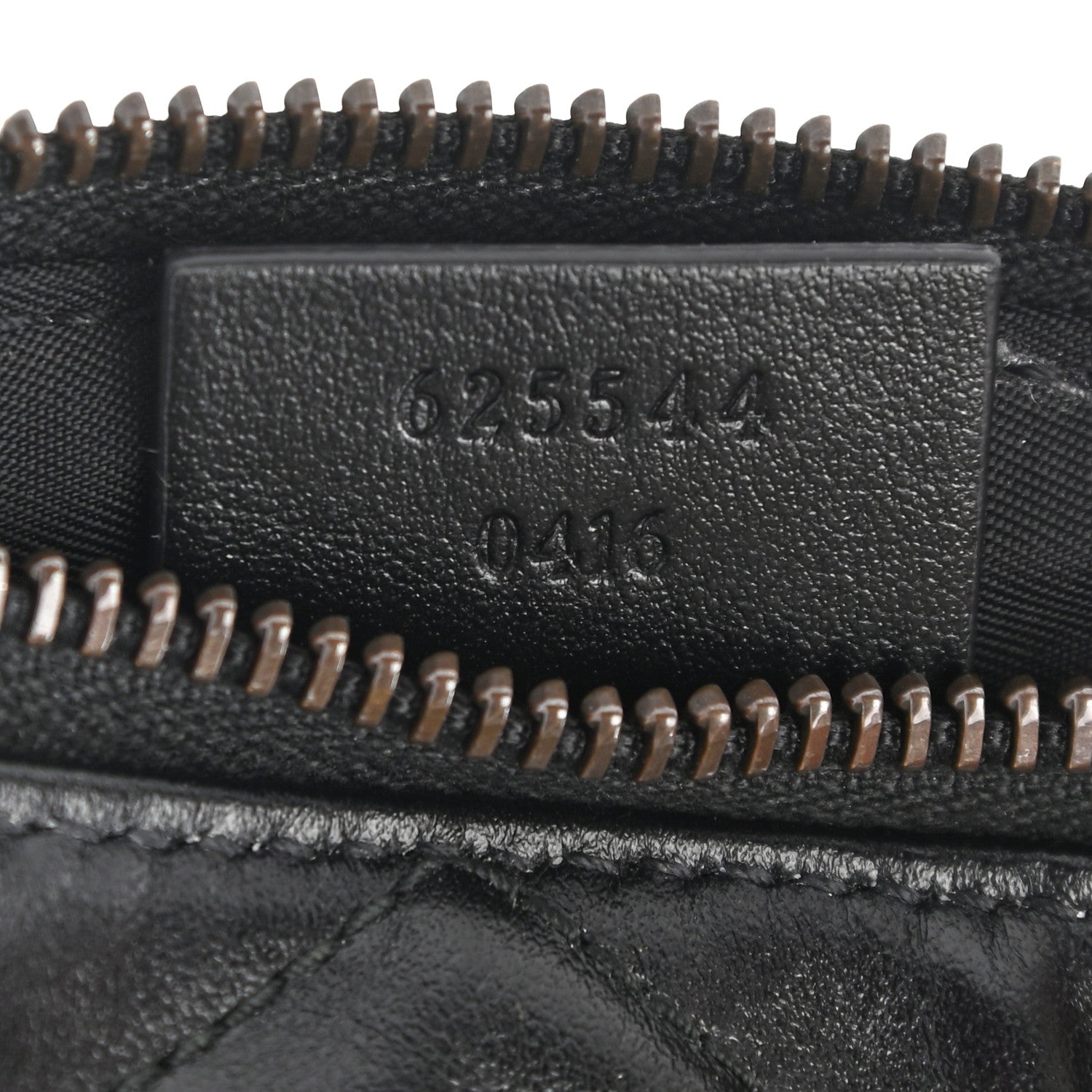 Gucci Calfskin Matelasse GG Marmont Pouch Cosmetic Case Black 7 of 7
