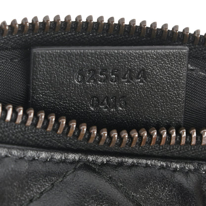 Gucci Calfskin Matelasse GG Marmont Pouch Cosmetic Case Black 7 of 7